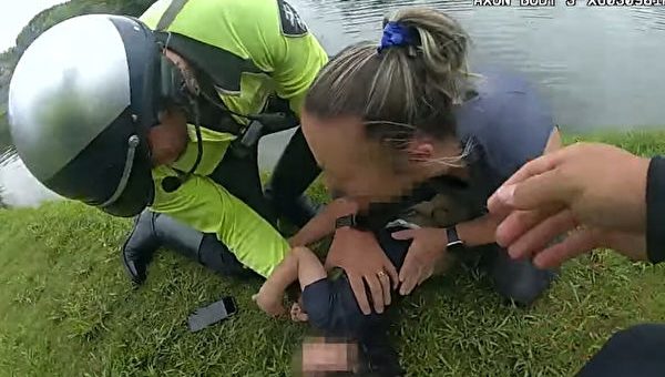 幼童溺水命悬一线 德州妇女快速反应救回命
