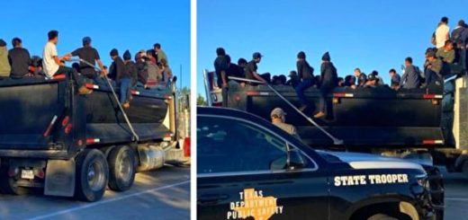 德州自卸卡車內發現84名非法移民 司機遭到指控