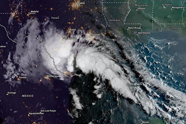 热带风暴Harold登陆德州南部海岸
