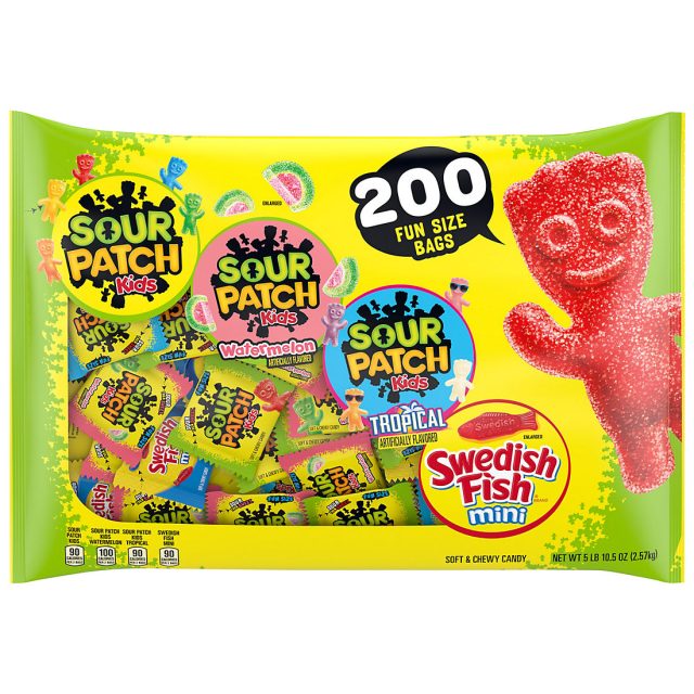 Sour Patch Kids and Swedish Fish Mini and Chewy Candy Packs, 200 pk. | BJ's Wholesale Club